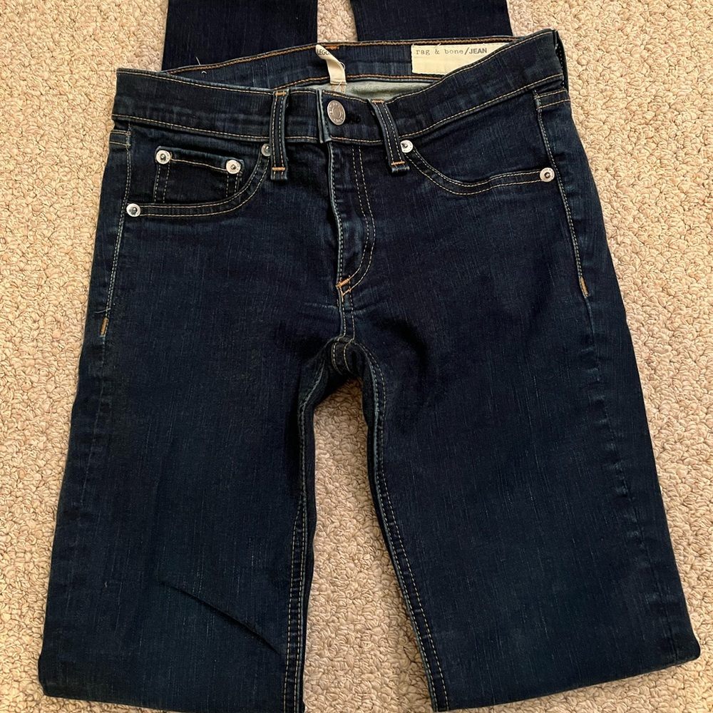 Rag & bone / jean dark blue size 25